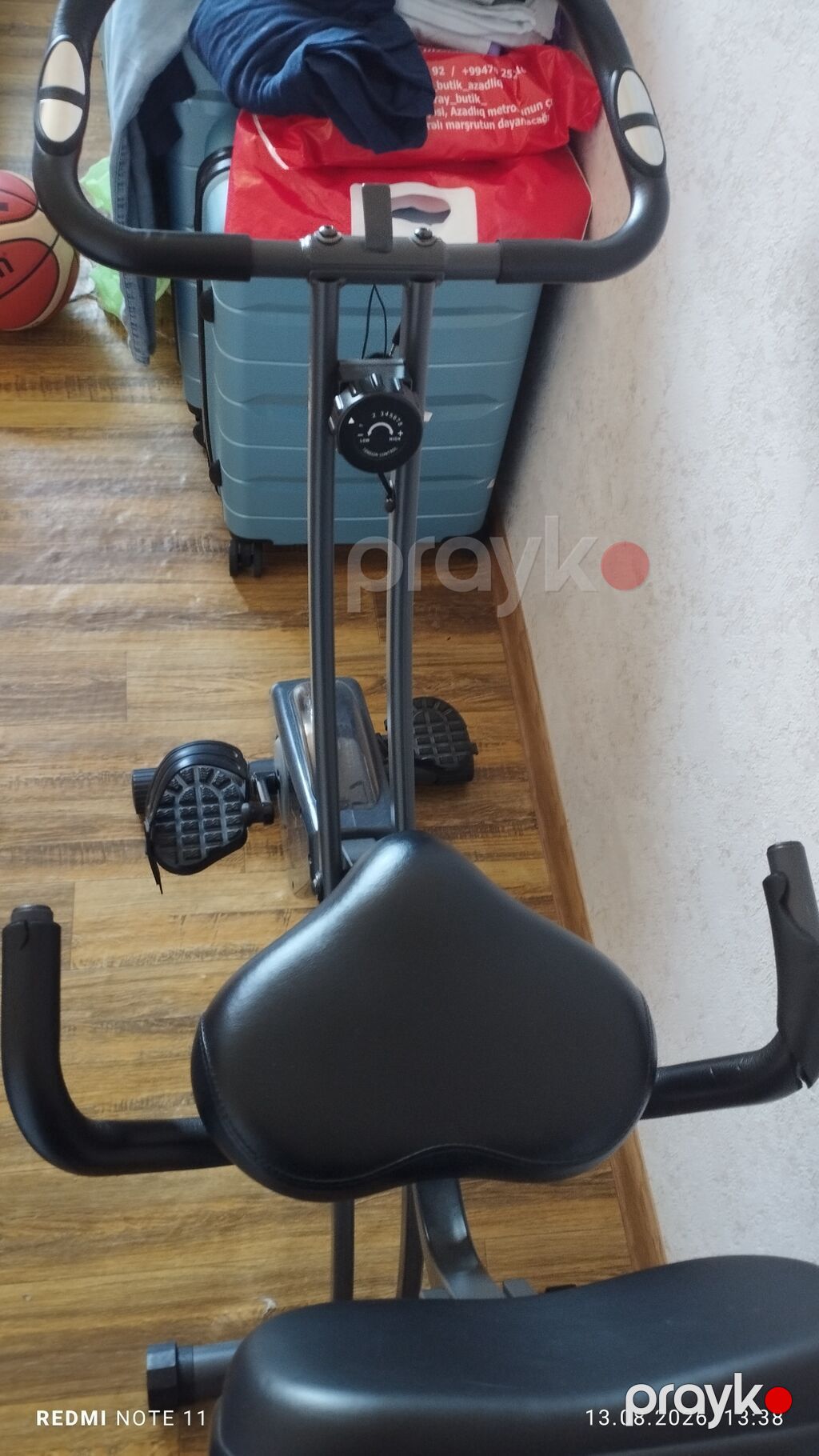 Athlı Tech PBK300 velotrenajor - Kompakt, qatlanan konstruksiya – ev — Velosiped simulyatorları, Bakı (3)