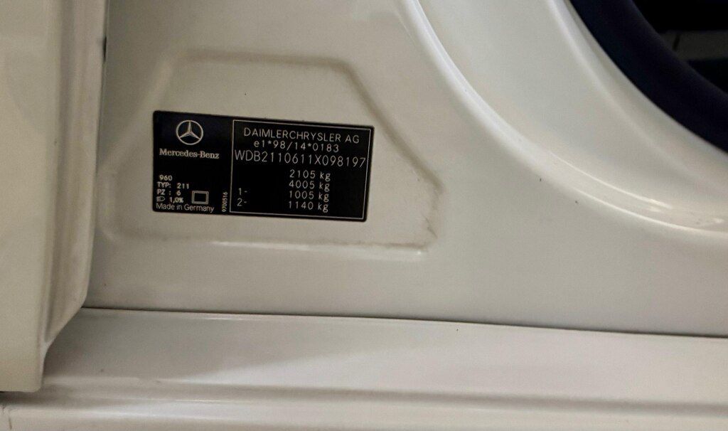 Mercedes E 240, 2.6 L, 2003 il, 555 000 km — Avtomobillər, Qazax (9)