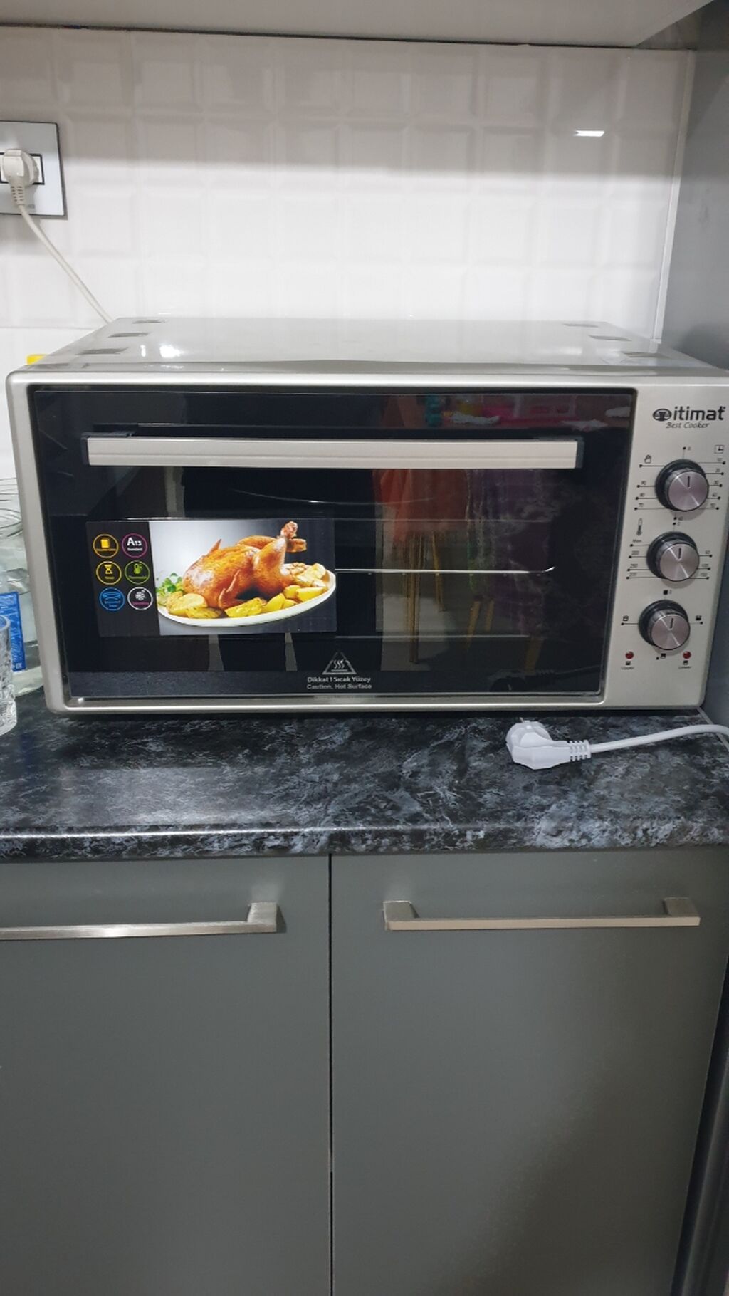 Itimat Best Cooker elektrik soba cemi iki defe istifade edilib tezedi — Mətbəx texnikası, Masazır (2)