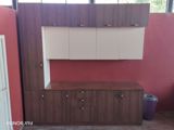 Mətbəx mebeli membran hündürlüyü 260sm uzunluq 265sm vitrin mebel idi — Мебель