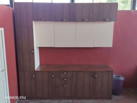 Mətbəx mebeli membran hündürlüyü 260sm uzunluq 265sm vitrin mebel idi