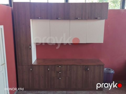Mətbəx mebeli membran hündürlüyü 260sm uzunluq 265sm vitrin mebel idi