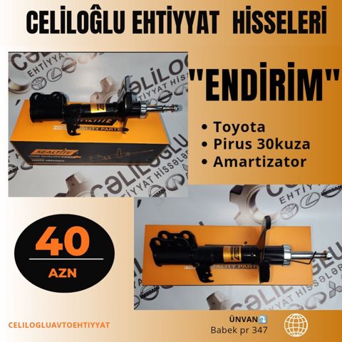 Toyota Prius 30 amortizatoru — Bakı