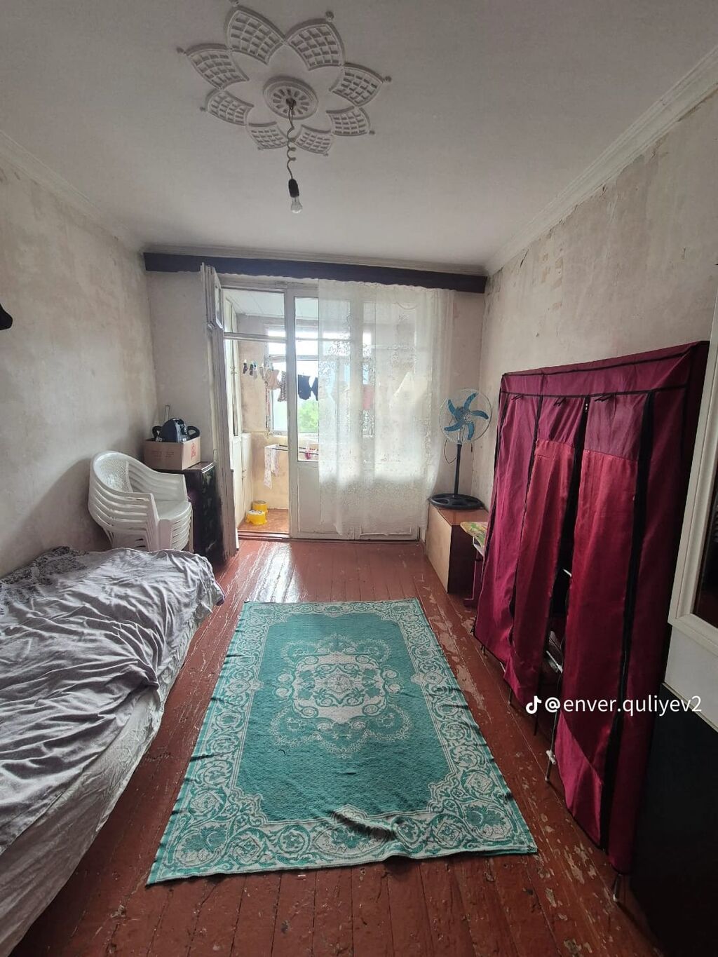 Saray, 2 otaqlı, Köhnə tikili, 52 kv. m — Daşınmaz əmlak, Saray (4)