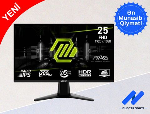 Monitor "MSI MAG 255F E20 200HZ" — Bakı