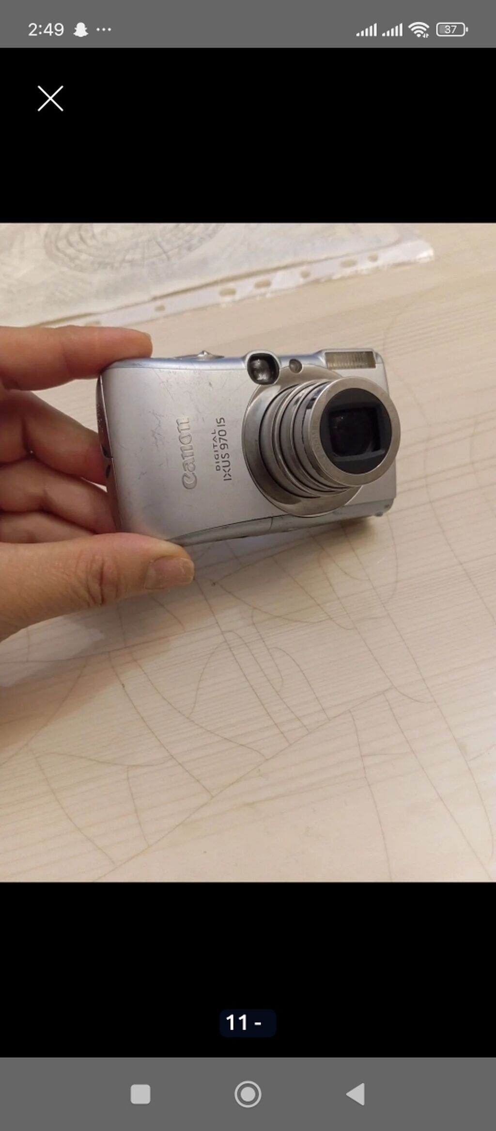 Canon Digital Ixus 970 IS (AiAF) kompakt fotoaparat - Gümüşü korpus — Elektronika, Bakı (7)