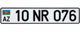 Avtomobil qeydiyyat nişanı - 10-NR-076 — Avtomobil