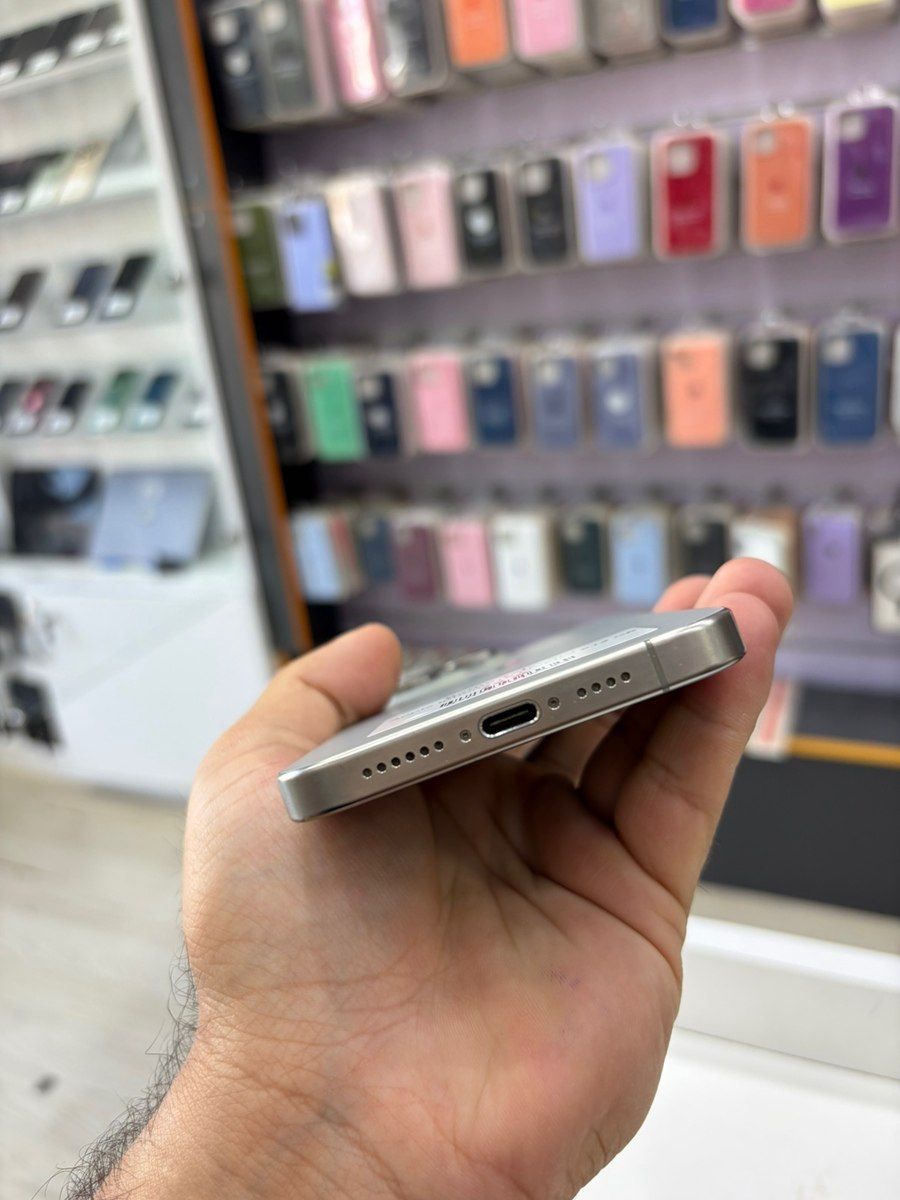 Apple iPhone 15 Pro Max Natural Titanium 512GB/8GB — Smartfonlar, Bakı (3)