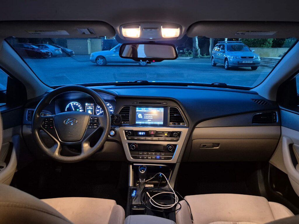 Hyundai Sonata, 2.0 L, 9.8 kWh, 2017 il, 150 340 km — Avtomobillər, Bakı (11)