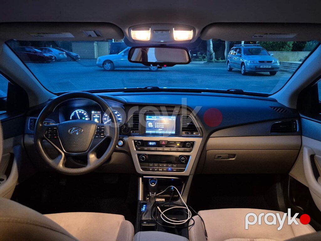 Hyundai Sonata, 2.0 L, 9.8 kWh, 2017 il, 150 340 km — Avtomobillər, Bakı (11)