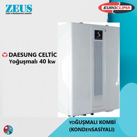 Yoğuşmalı kombi Daesung Celtic 40 kW — Bakı