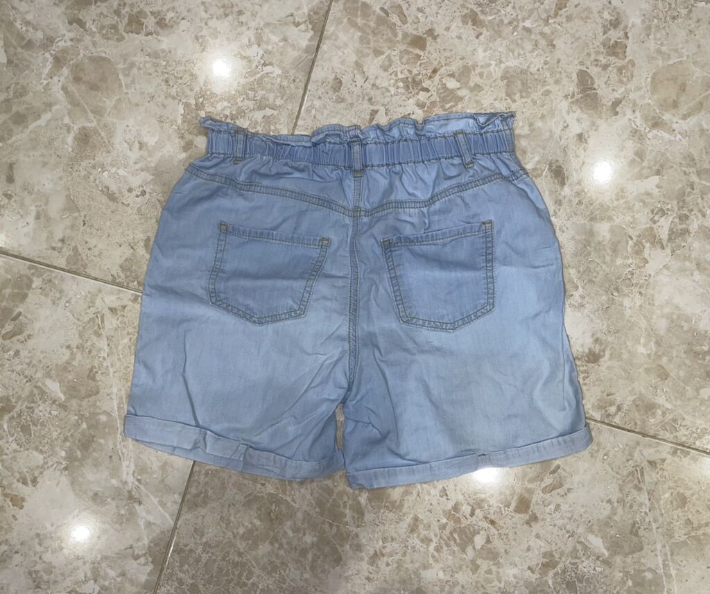 Yüngül denim şort - Rəng: açıq mavi (light wash) - Material — Şortlar, Sumqayıt (2)