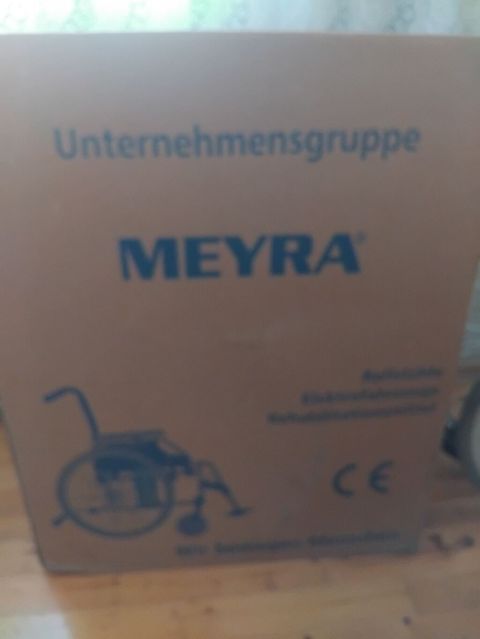 Meyra markalı əlil arabası - Brend: Meyra (Almaniya). - Qutu üzərində — Xızı