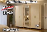 Beş qapılı dolab – təmiz laminatdan - Ölçü: 2 x 2 x 47 - Rəng seçimi — Mebel