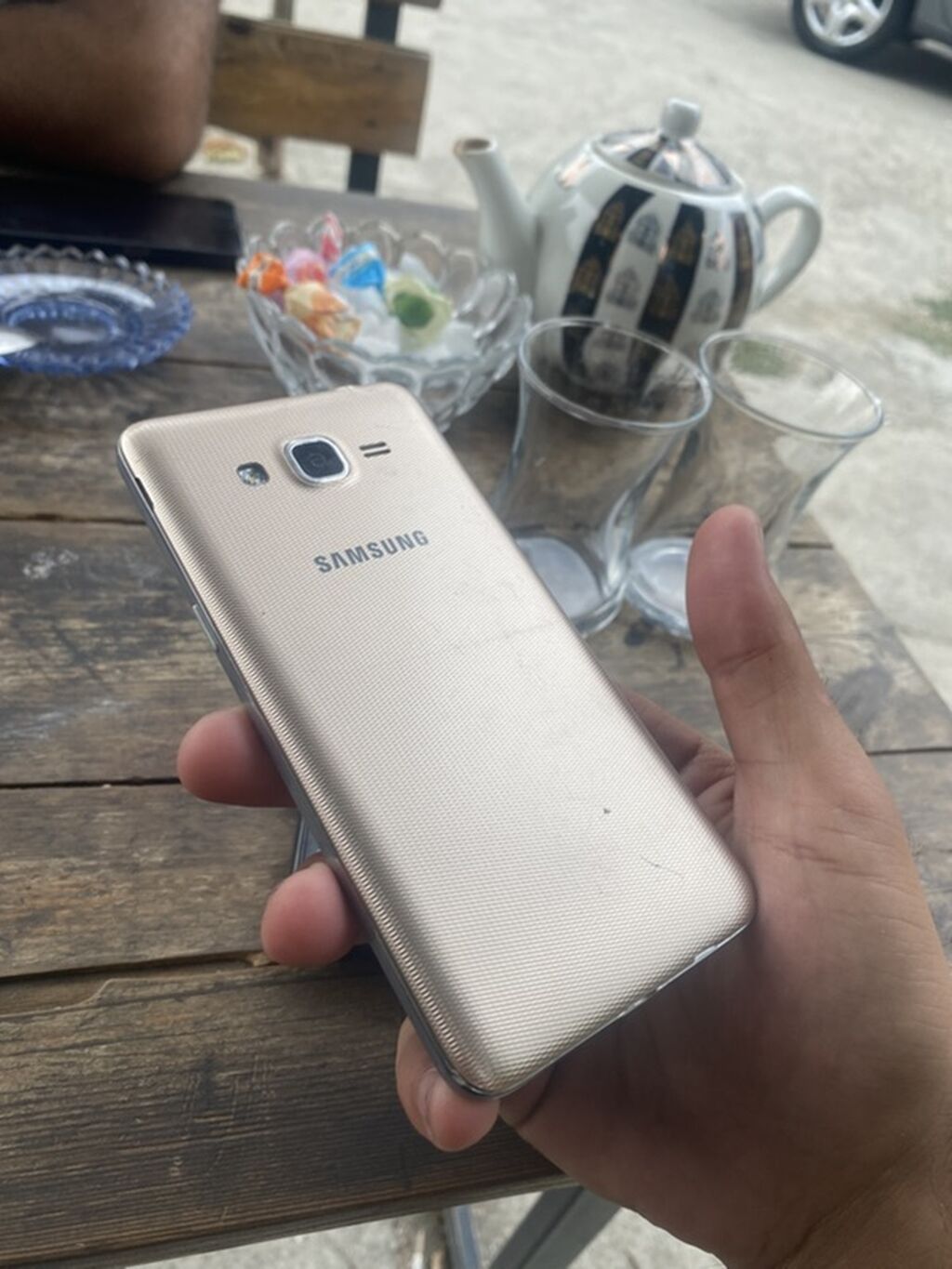 Samsung rəng - Qızılı, İki sim kartlı — Samsung, Gəncə (5)