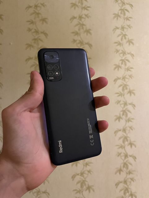 Redmi Note 11, 128 GB, rəng - Qara, Sensor, Barmaq izi, İki sim kartlı — Bakı