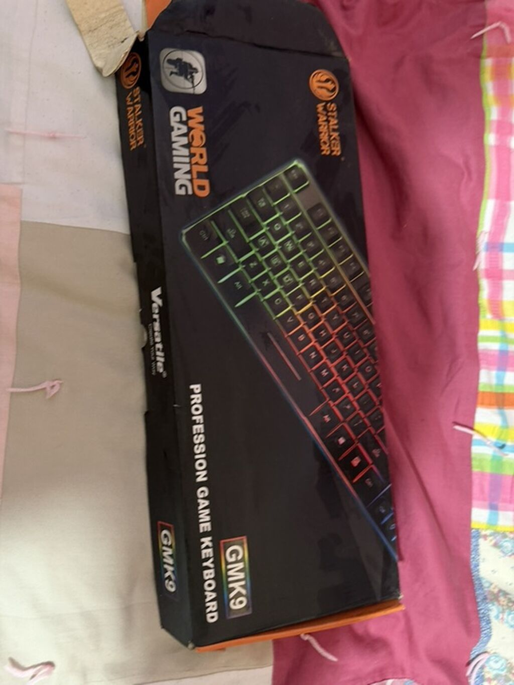 Stalker Warrior World Gaming GMK9 klaviaturası - Tam ölçülü gaming — Elektronika, Bakı (2)