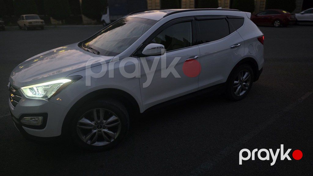 Hyundai Santa Fe, 2.0 L, 2013 il, 153 000 km — Avtomobillər, Gəncə (7)