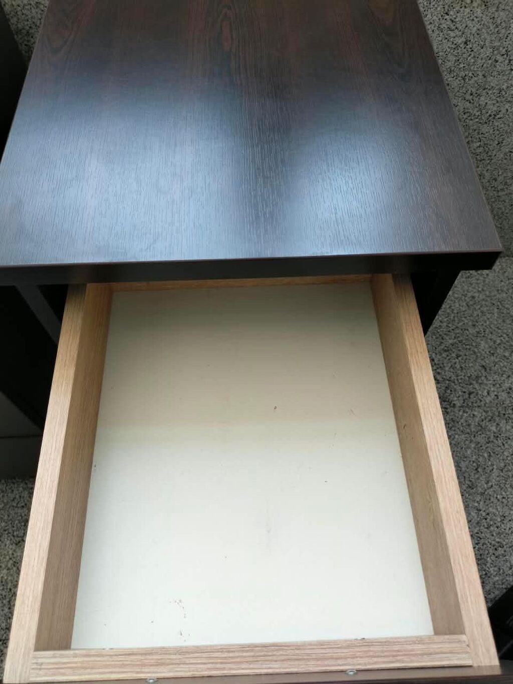 Tünd qəhvəyi rəngli 2 ədəd tumba birlikdə satıllr - Material — Mebel, Bakı (2)
