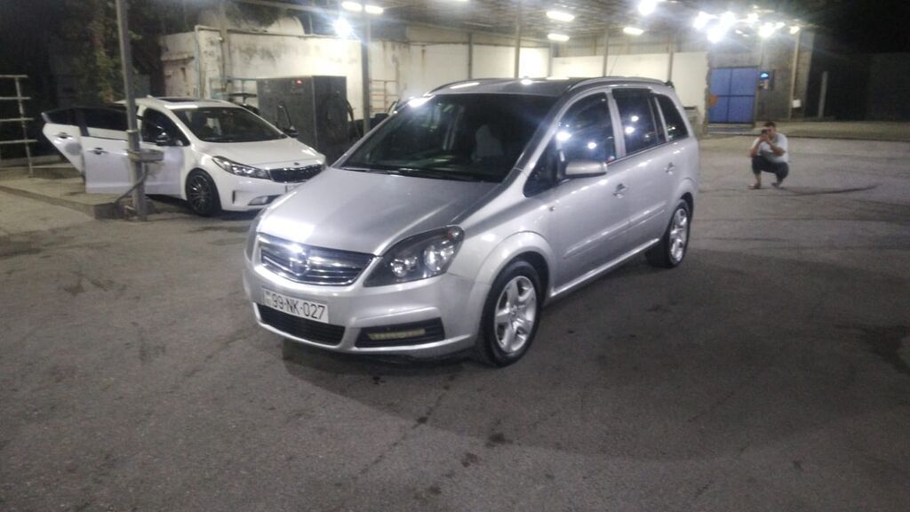 Opel Zafira, gümüşü rəng, 7 yerlik miniven.real aliciyam endirim — Avto, Saray
