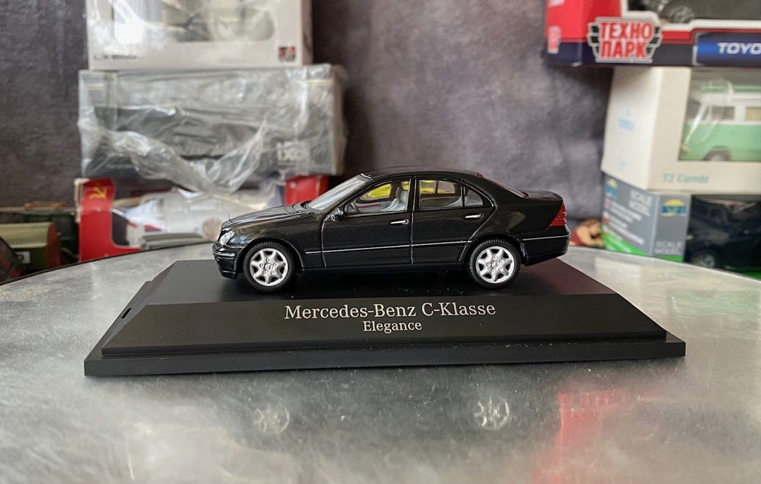 Коллекционная модель Mercedes-Benz C- class W203 Elegance black 2000 — Kolleksiyalar, Bakı (7)