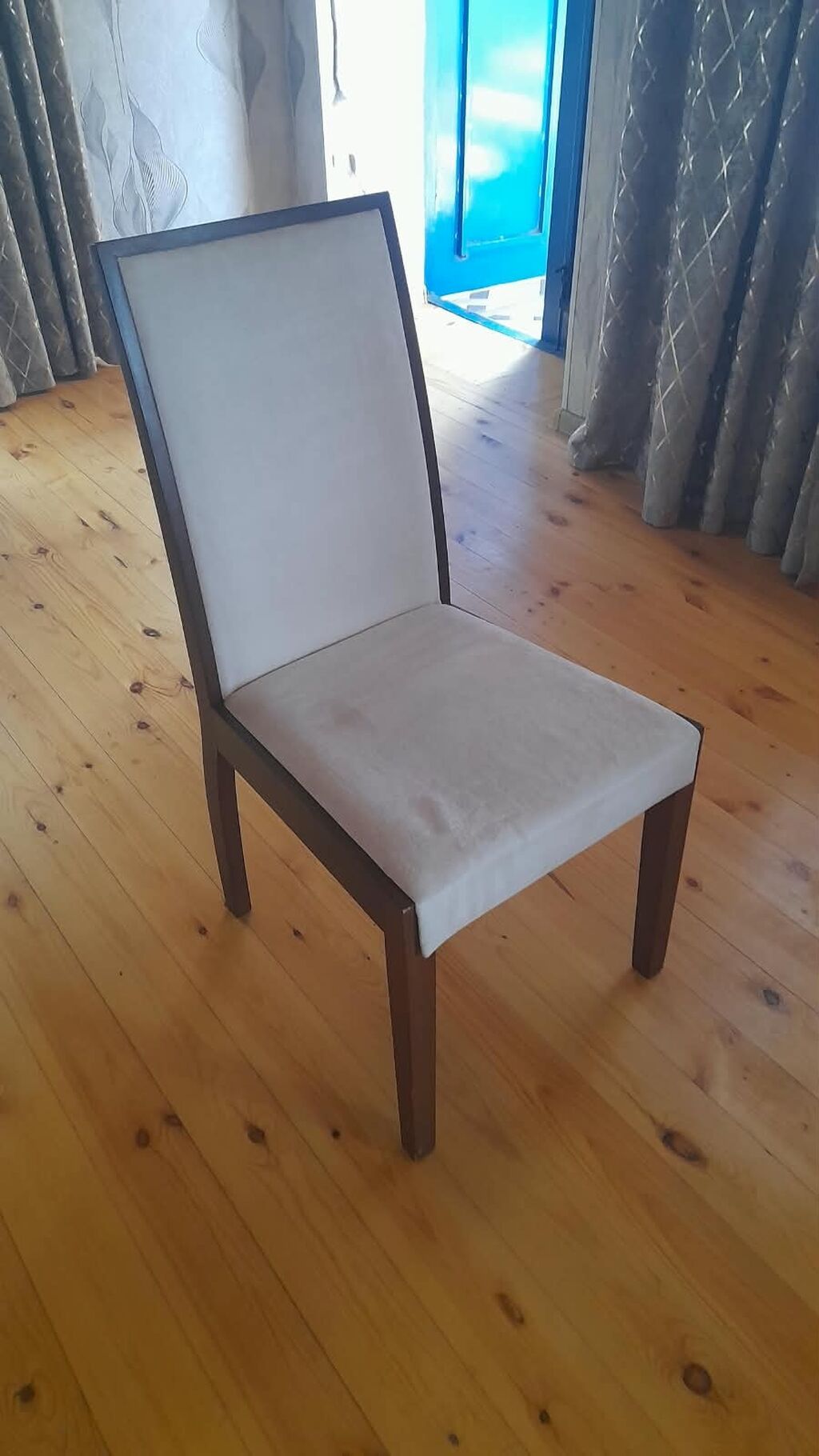 Qonaq otağı üçün, Yeni, Qatlanmayan, rəng - Bej Stul — Stullar, Masallı (2)
