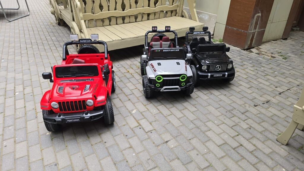 Uşaq üçün elektrikli off-road tipli minik maşınları - Model: Jeep — Mallar, Xırdalan