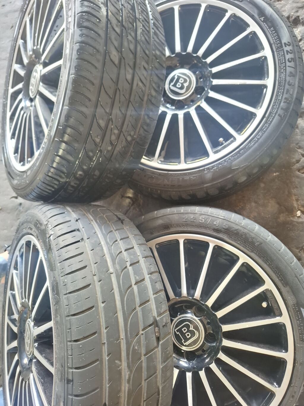 Brabus tərzində yüngül lehimli disk və şin komplekti Vasson — Avto, Bakı (3)