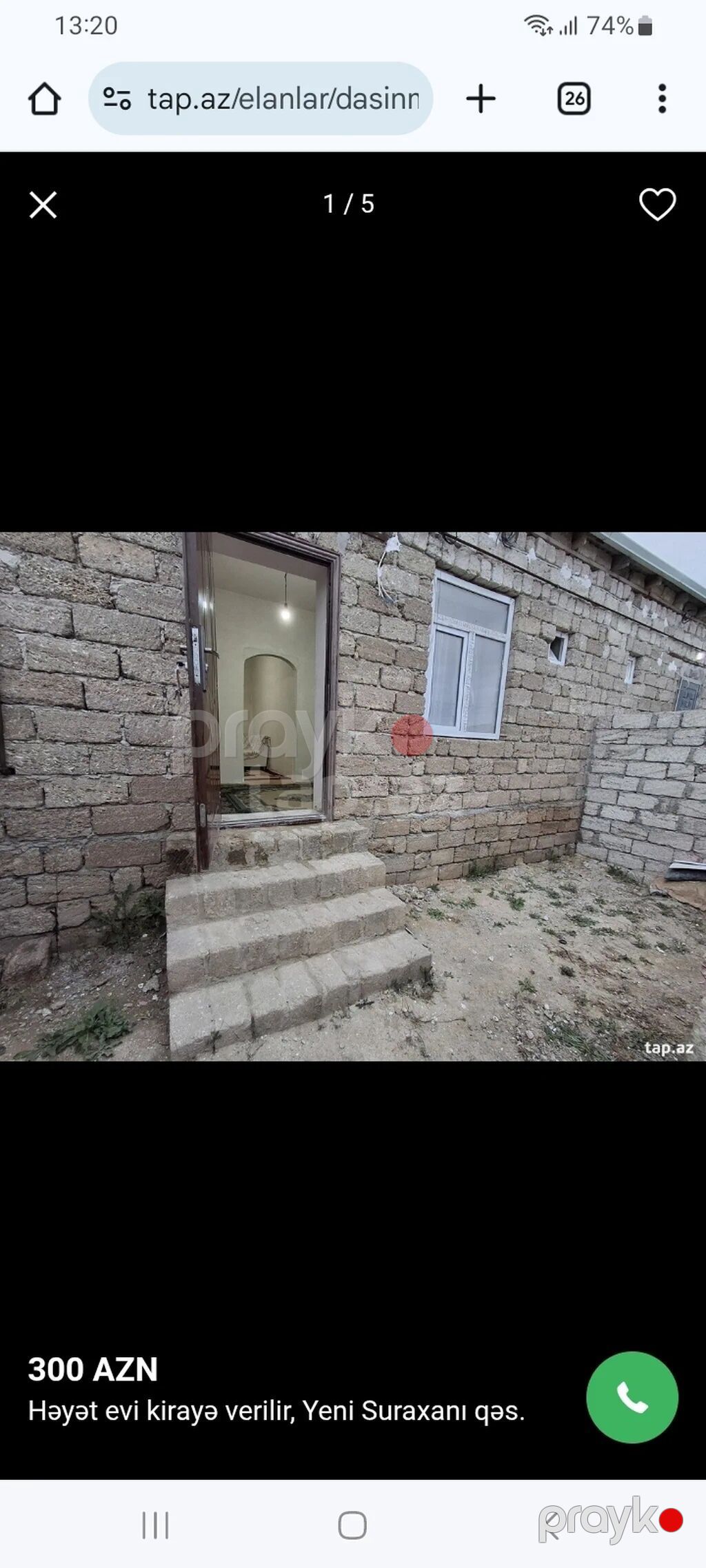 Kirayə: Yeni Suraxanı qəsəbəsində həyət evi - Ünvan: Yeni Suraxanı — Daşınmaz əmlak, Digah (3)