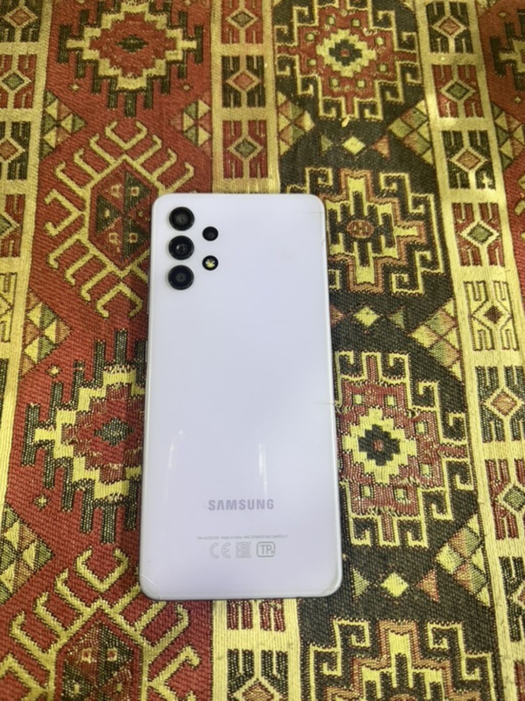 Samsung Galaxy A32, 128 GB, rəng - Ağ, Barmaq izi — Samsung, Bakı