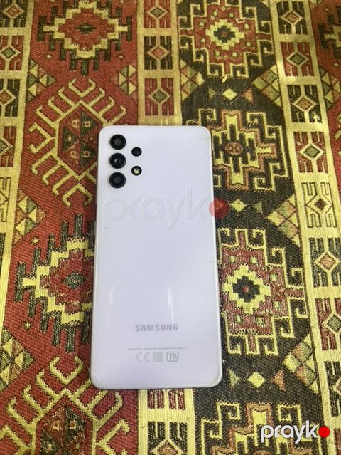 Samsung Galaxy A32, 128 GB, rəng - Ağ, Barmaq izi
