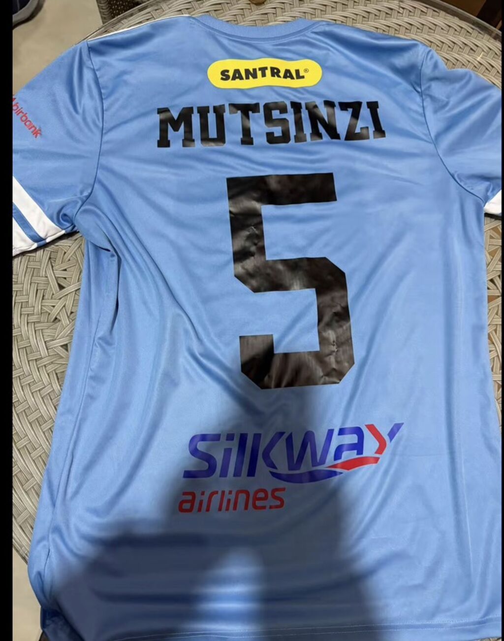 Zirə FK rəsmi oyun köynəyi – Mutsinzi 5 - Rəng: açıq mavi - Brend — Şəxsi əşyalar, Bakı (2)