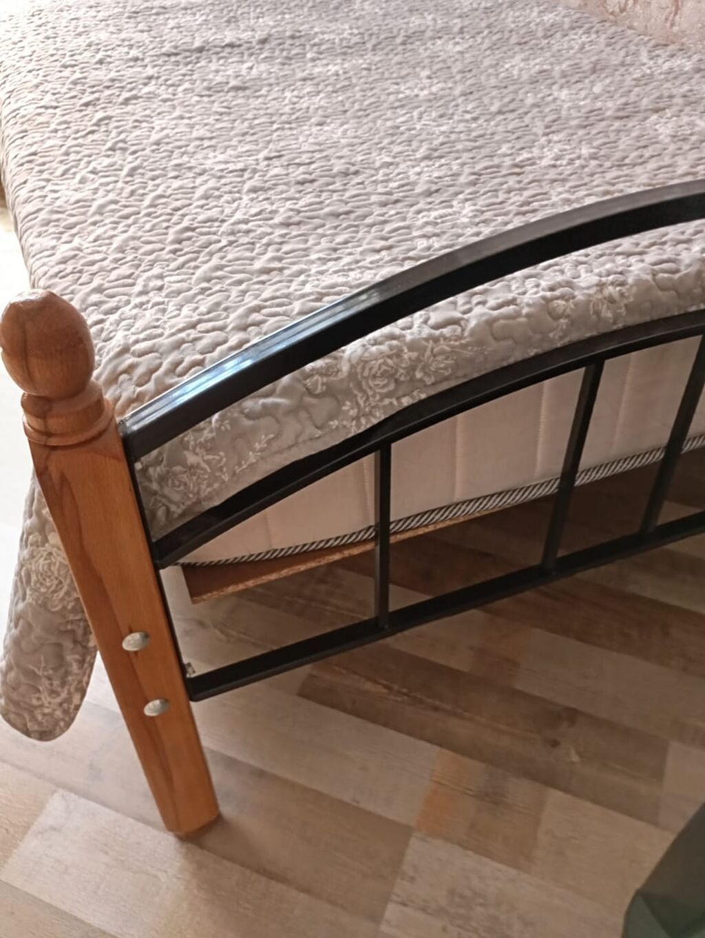 İşlənmiş, Təknəfərlik çarpayı, Bazasız, Matras ilə, Siyirməsiz, Azərbaycan — Mebel, Digah (6)