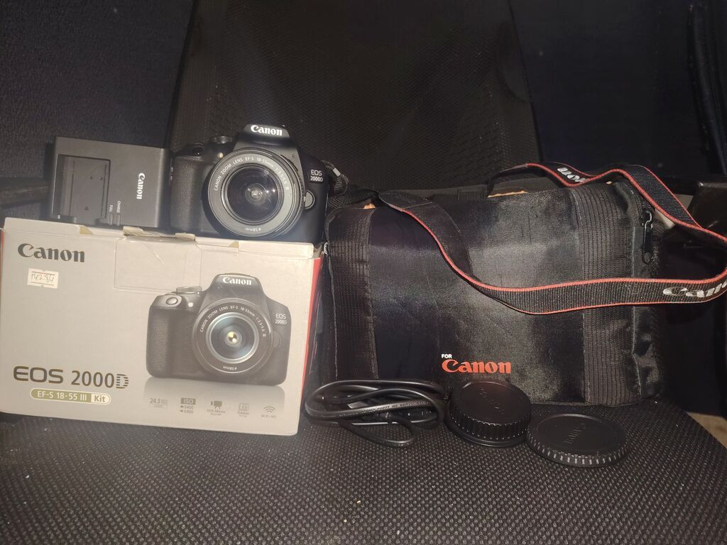 Canon EOS 2000D Dslr fotoaparat – EF‑S 18‑55mm III kit Xüsusiyyətlər — Elektronika, Bakı