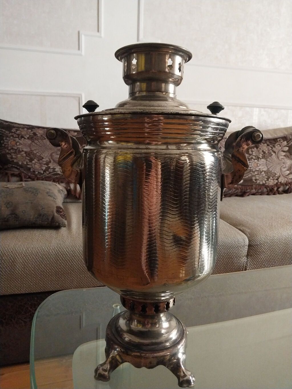 Samovar 5 litrlik əla vəziyyətdə — Mallar, Bakı (2)
