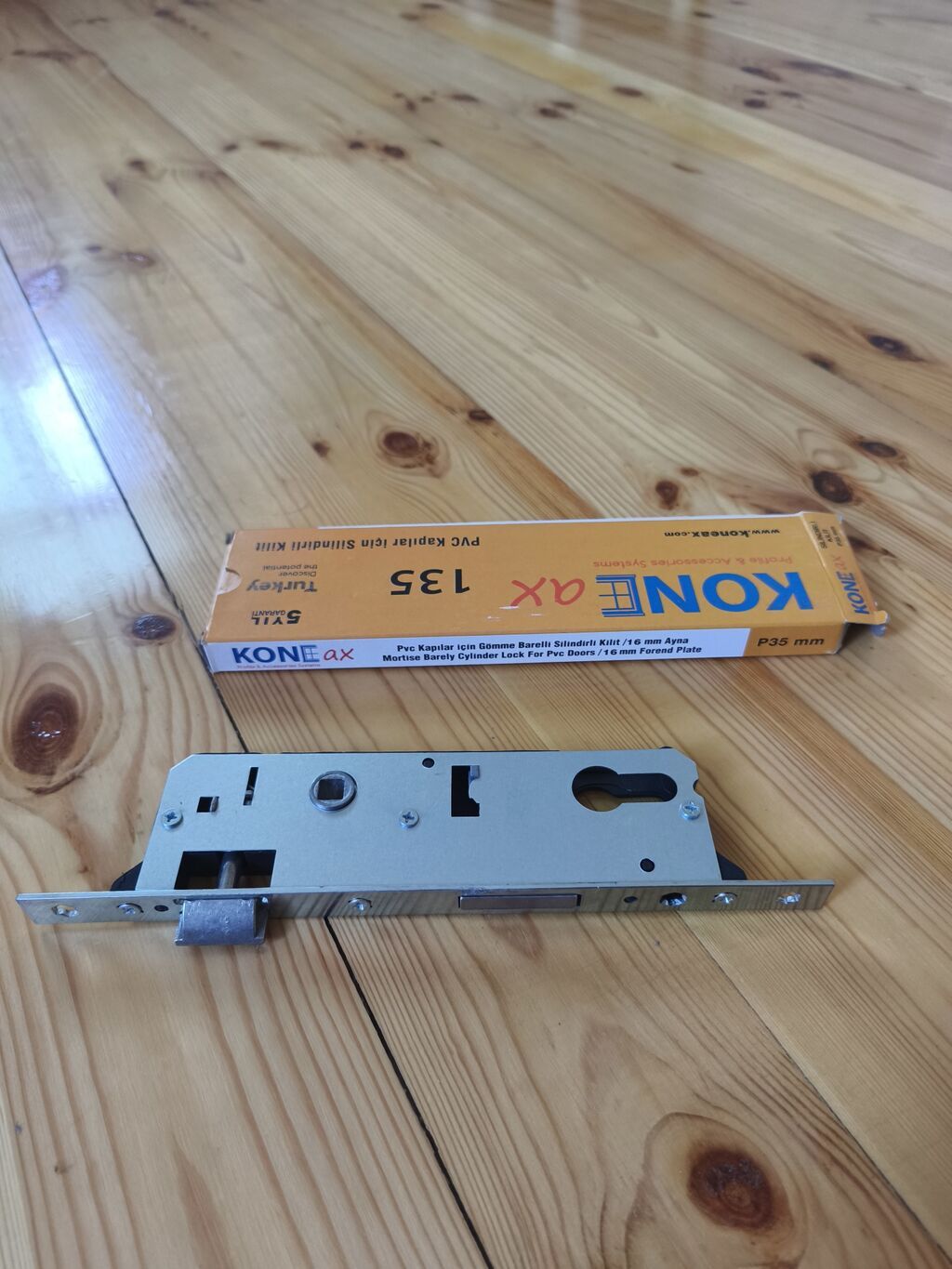 Kone AX 135 – PVC qapılar üçün mortaj tipli barelli silindrli kilid — Mallar, Bakı (2)
