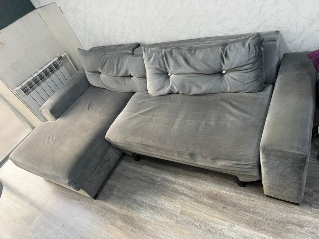 Künc divan, İşlənmiş, Açılan, Bazalı, Parça, Çatdırılma yoxdur — Mebel, Masazır