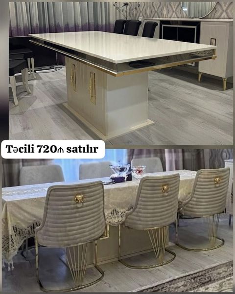 720₼ son masa dest 6oturacağı var satılır demək olar yenidir