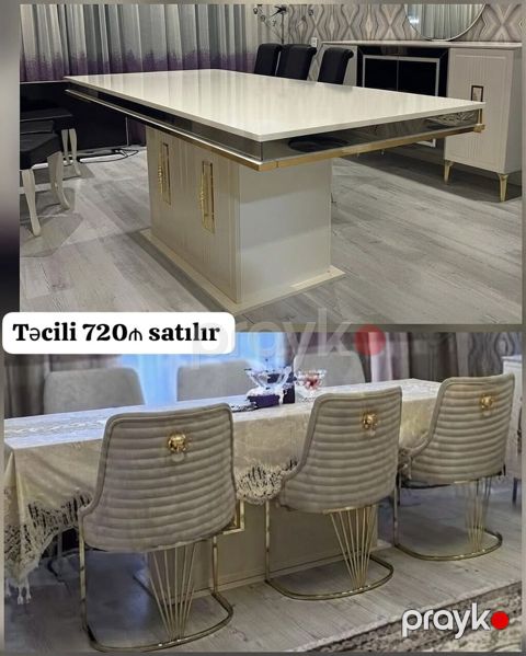 720₼ masa dest 6oturacağı var satılır demək olar yenidir boyuk — Bakı
