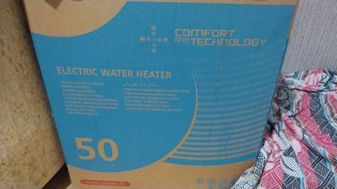 Atlantic Electric Water Heater – 50 litr heç işlənmiyib 120 azn — Mehdiabad