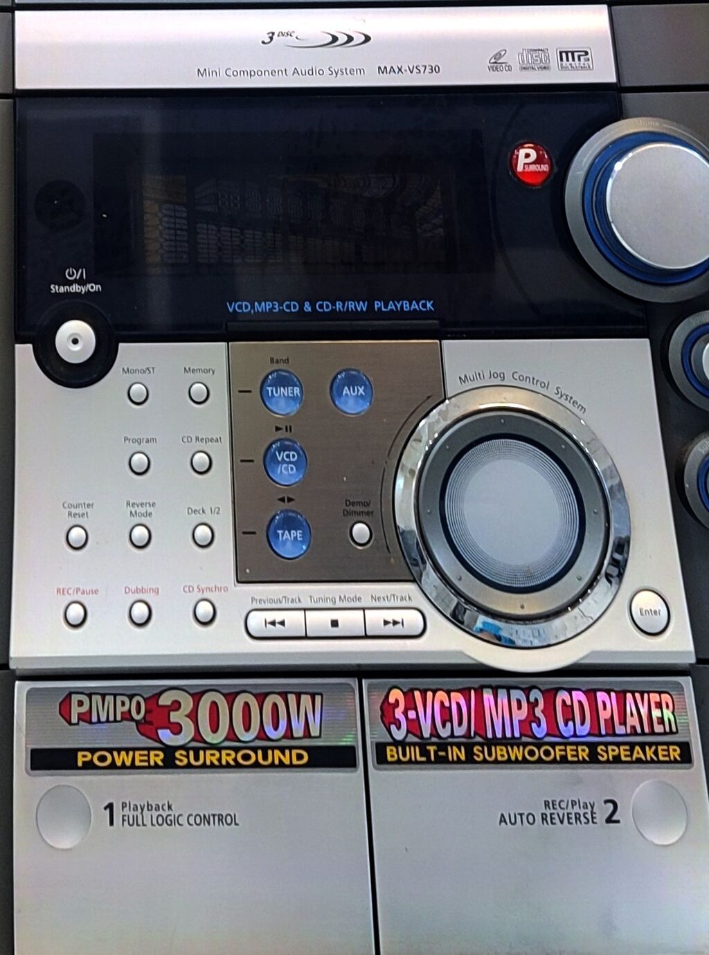 Samsung MAX-VS730 mini-komponent audio sistemi - 3 diskli — Elektronika, Digah (2)