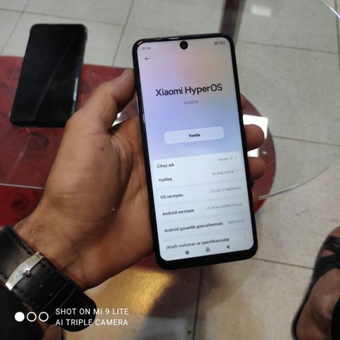 Redmi 12, 256 GB, rəng - Qara, Barmaq izi — Şirvan