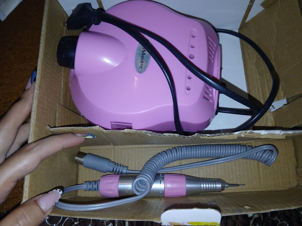 Manikür üçün elektrik frez aparatı (pink) Yep yenidir demek olarki — Mallar, Bakı (2)