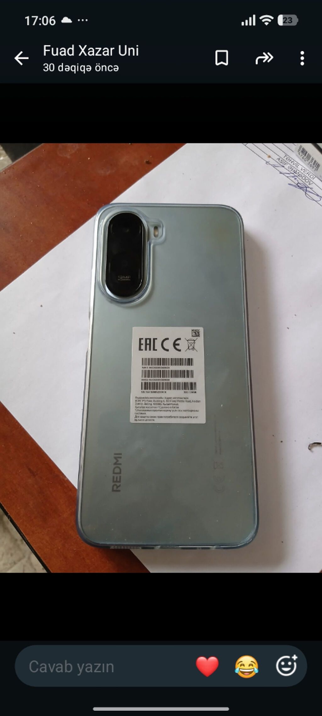 Xiaomi rəng - Göy, Barmaq izi — Xiaomi, Bakı (2)