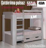 İkimərtəbəli çarpayı – birbaşa istehsaldan - Ölçü: 90 sm x 2 m - 2 — Mebel