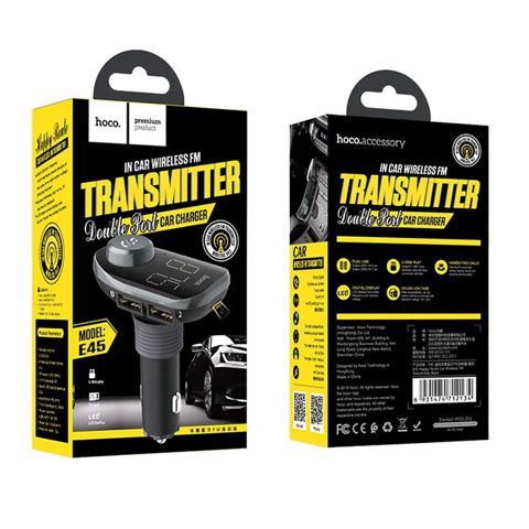 Kateqoriya: Avto cihazlar Hoco E45 Happy Route FM Transmitter + — Bakı