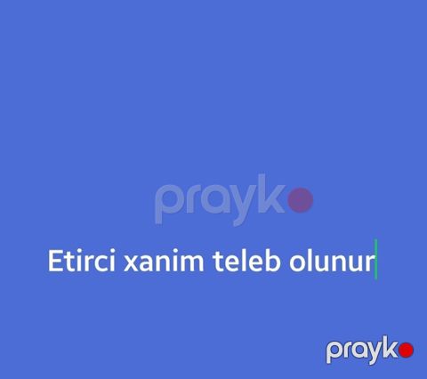Satış məsləhətçisi tələb olunur, Yalnız qadınlar üçün, İstənilən yaş, 1 ildən az təcrübə, Gündəlik ödəniş — Pirəkəşkül