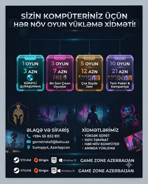Kompüter oyun yazılması — Sumqayıt