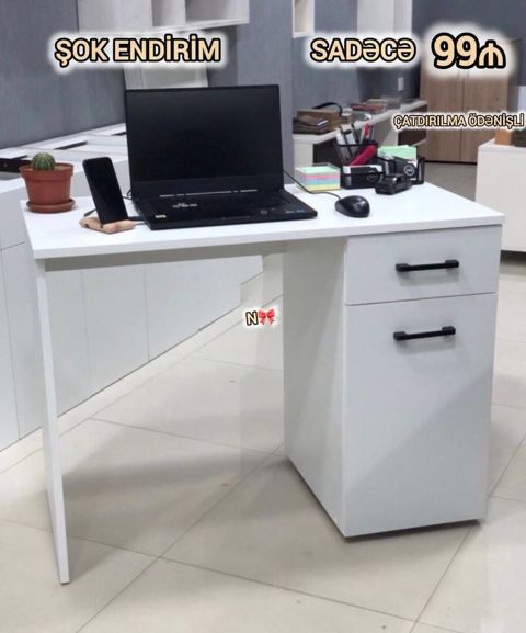 *Yazı masalarını birbaşa istehsalçıdan alın* Hazır var,çatdırılma bu — Bakı