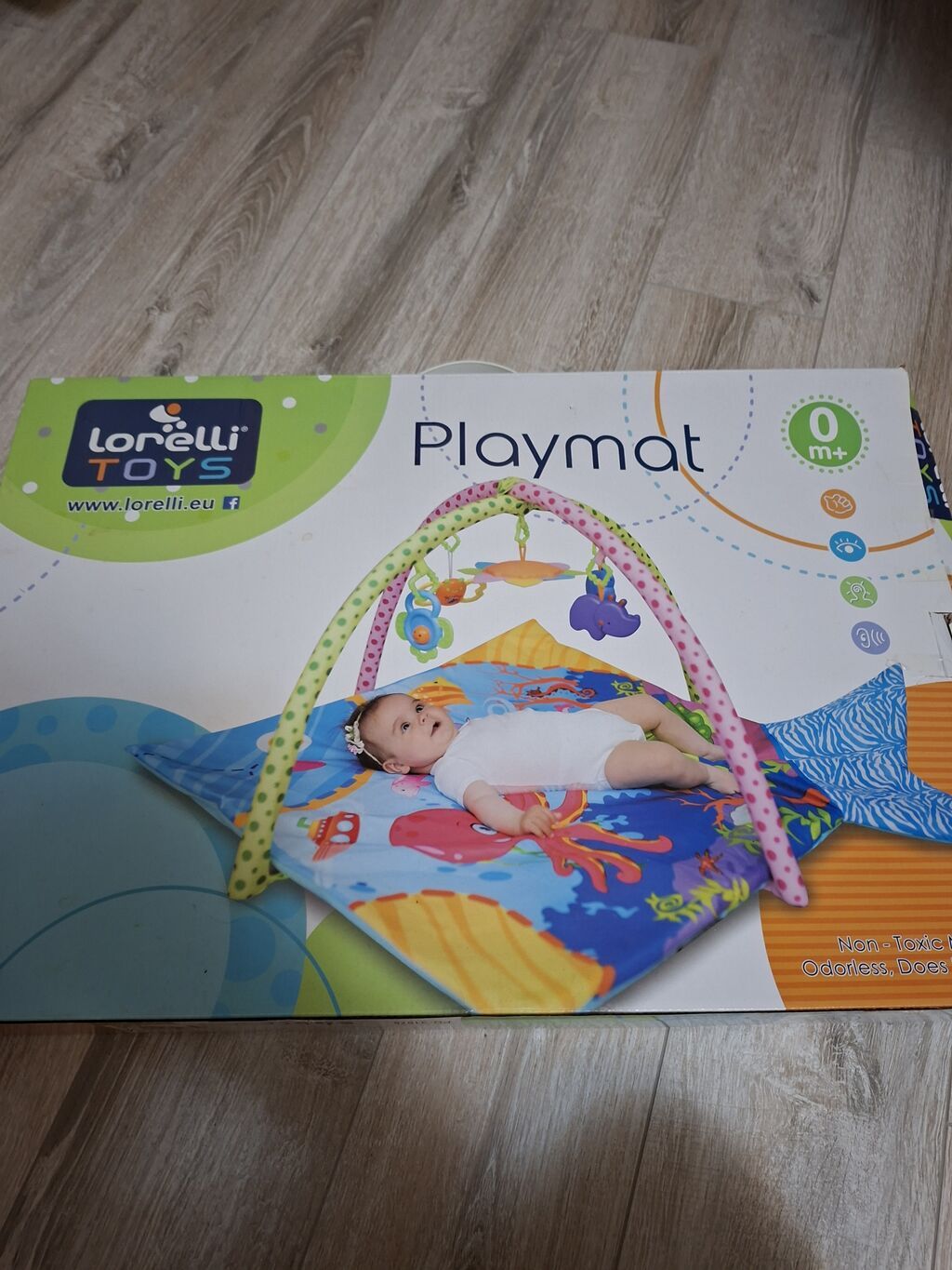 Lorelli Toys Playmat – 0+ ay üçün inkişafetdirici oyun xalçası — Oyuncaqlar, Bakı (4)